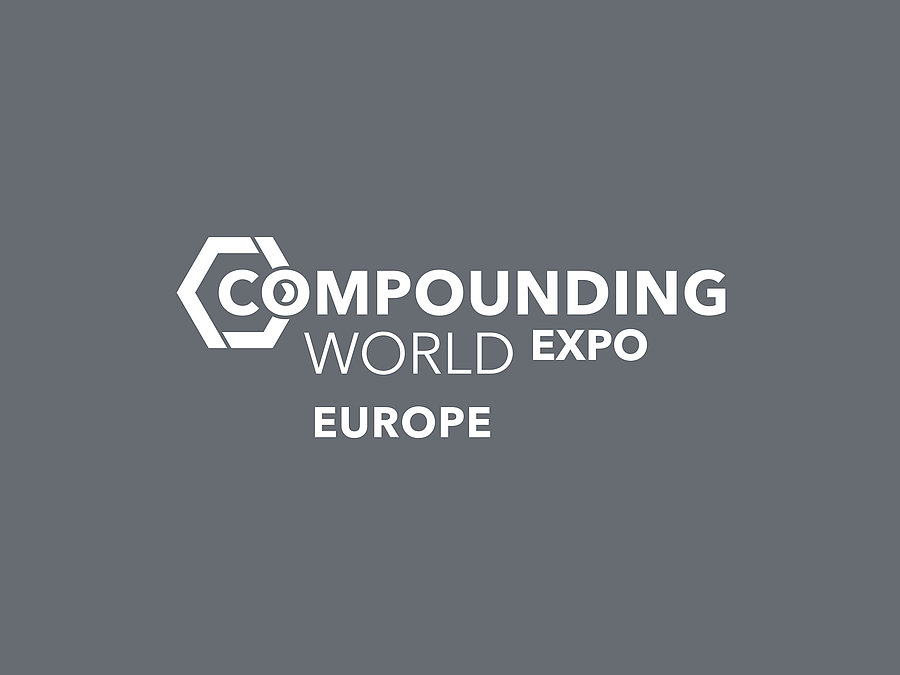 Logo der Compounding World Expo Europe, der internationalen Fachmesse für Kunststoffadditive und Compoundierung